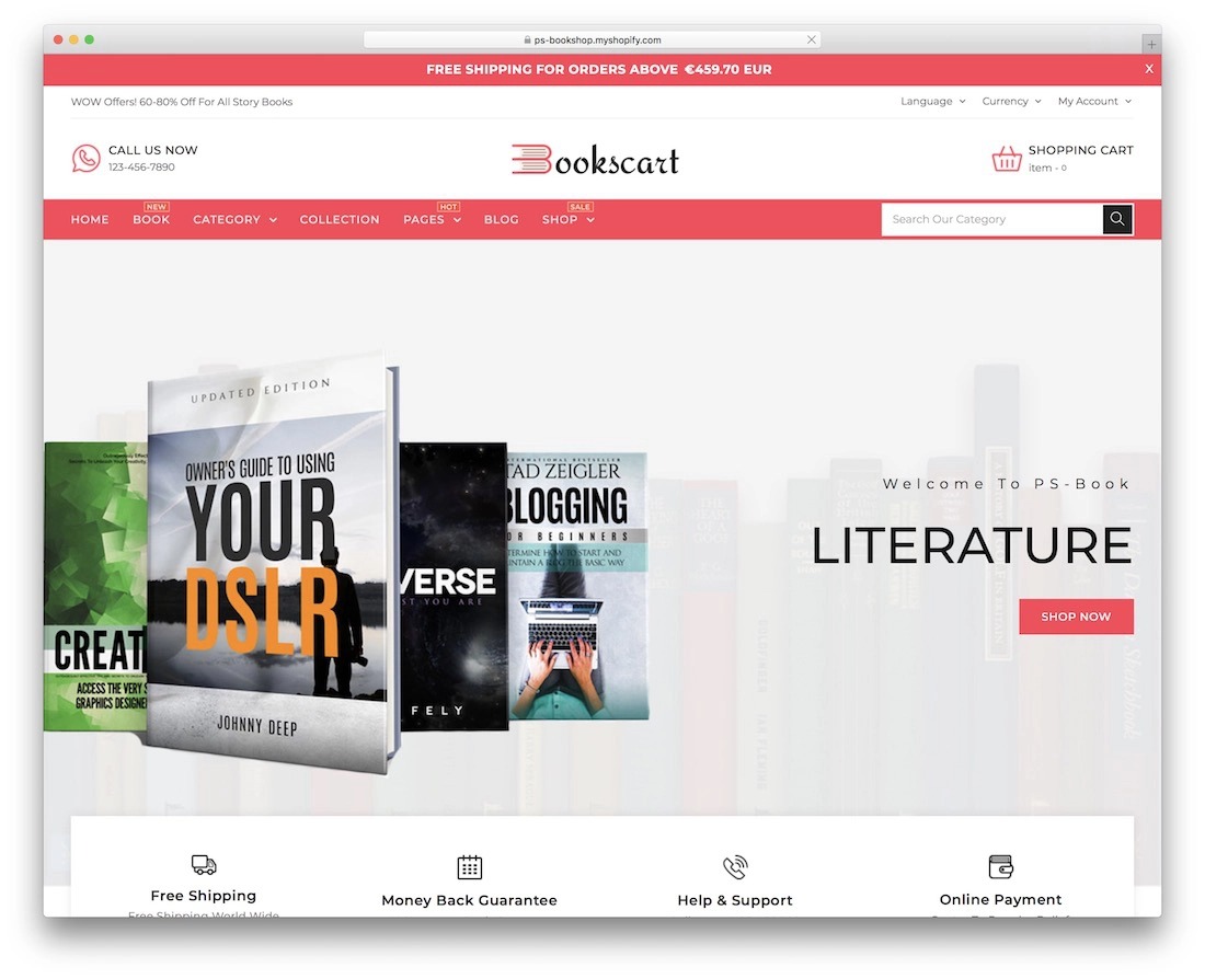 9 Best Responsive Shopify Bookstore Themes 2023