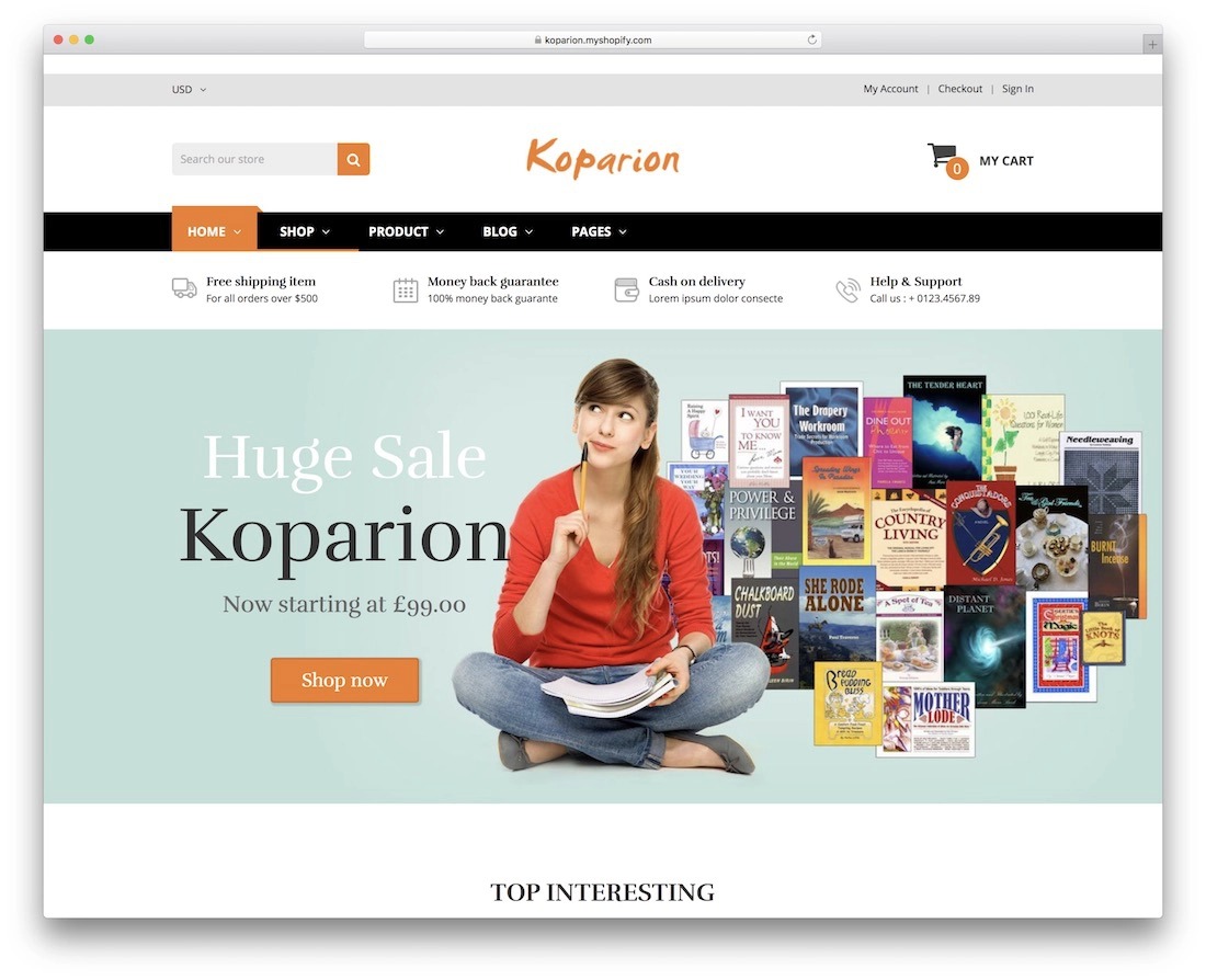 9 Best Responsive Shopify Bookstore Themes 2023