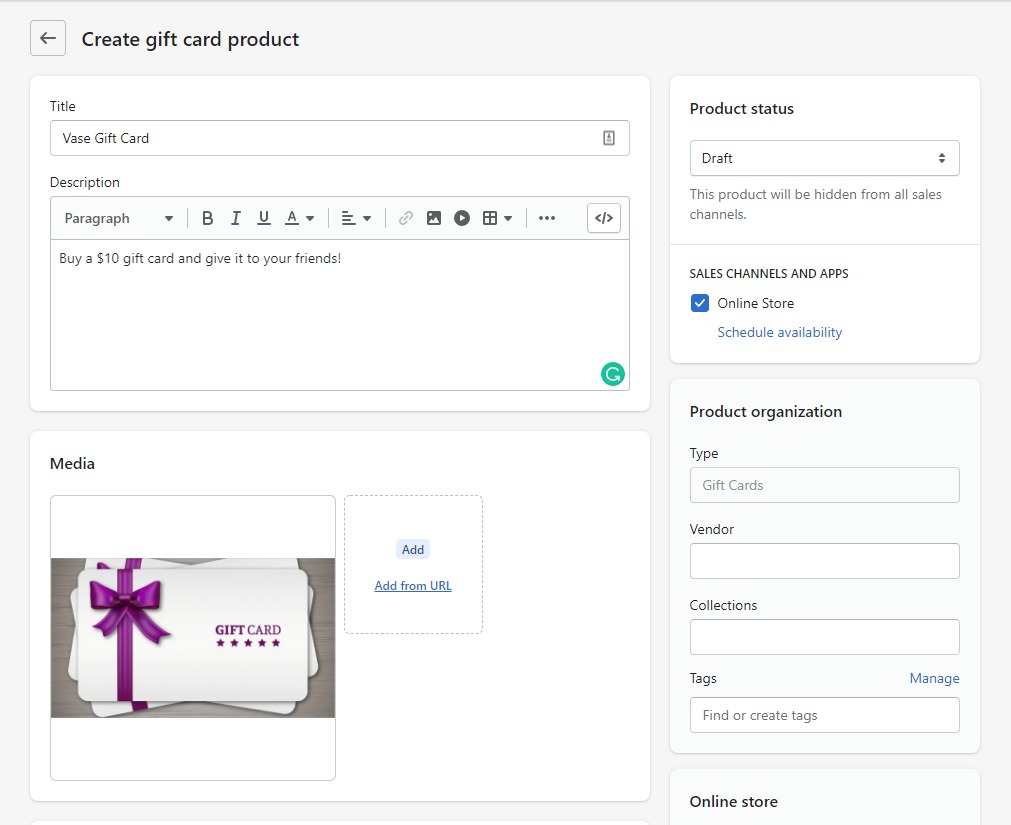 How to Create Shopify Gift Cards (Step by Step)