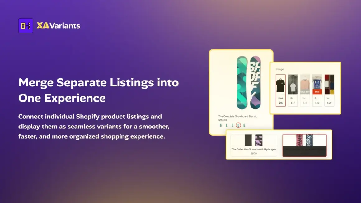Merge Separate Listings into One Experience