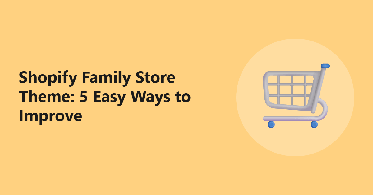 Shopify Family Store Theme