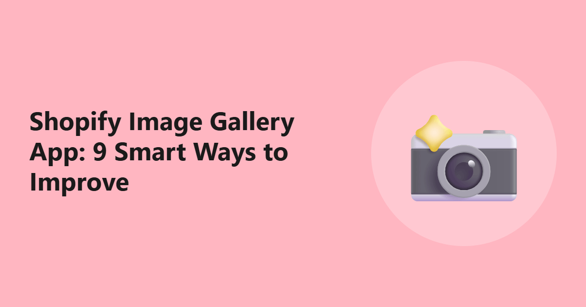 Shopify Image Gallery App