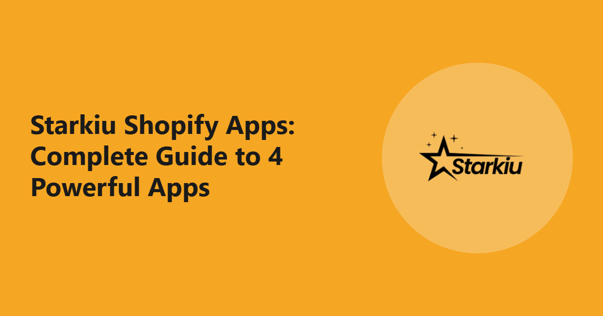 Starkiu Shopify Apps