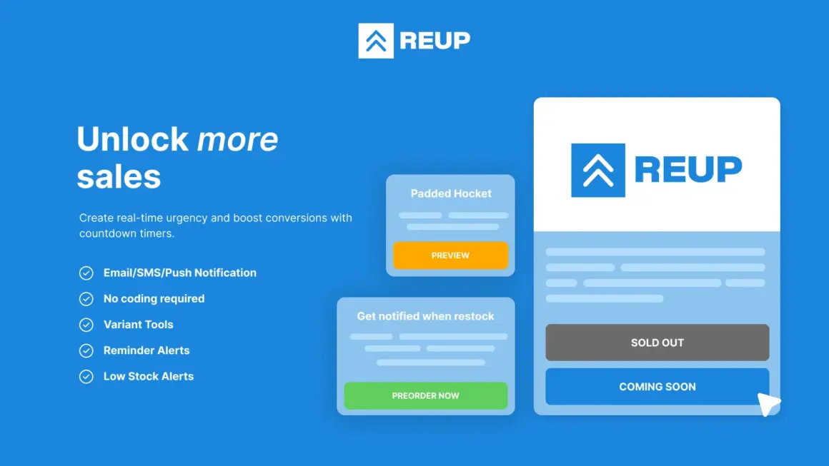 unlock more sales with - reup